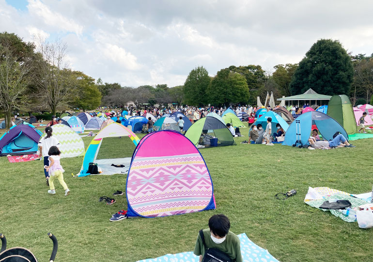 アンデルセン公園　テント