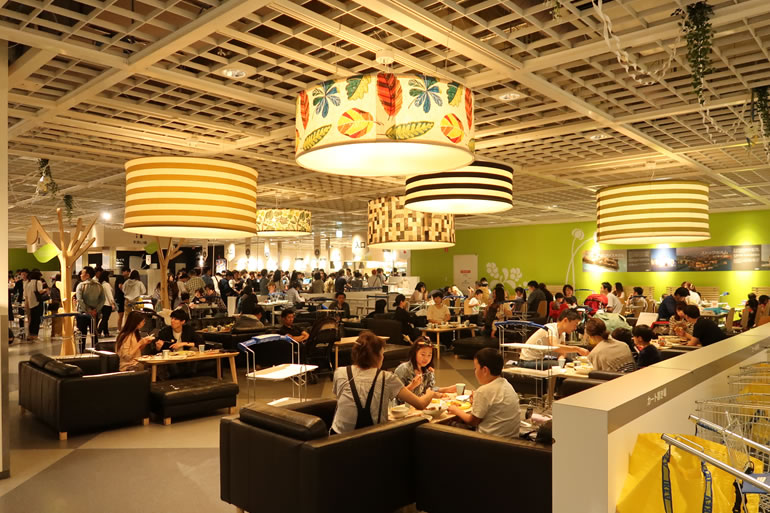 ikea フードエリア