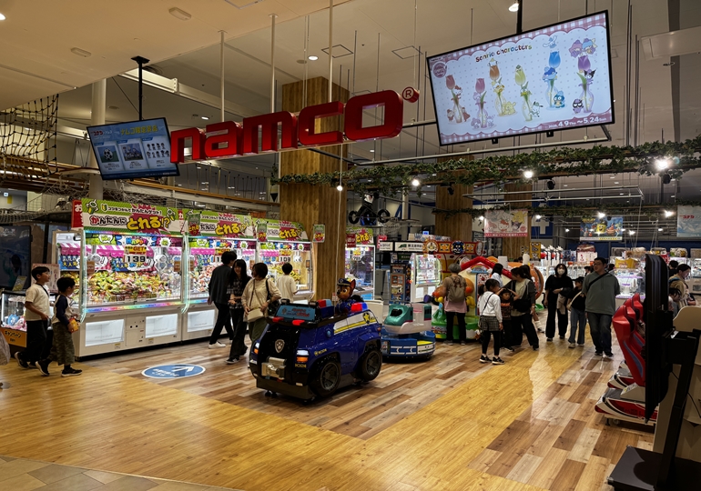 大人も遊べるnamco