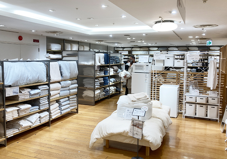 無印新宿　寝具