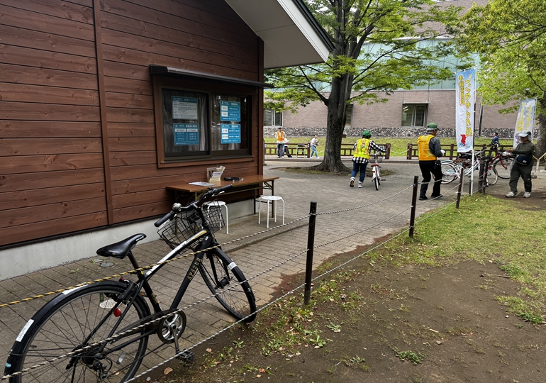 手賀沼公園　自転車