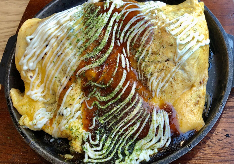 ぎゅんた　オムそば