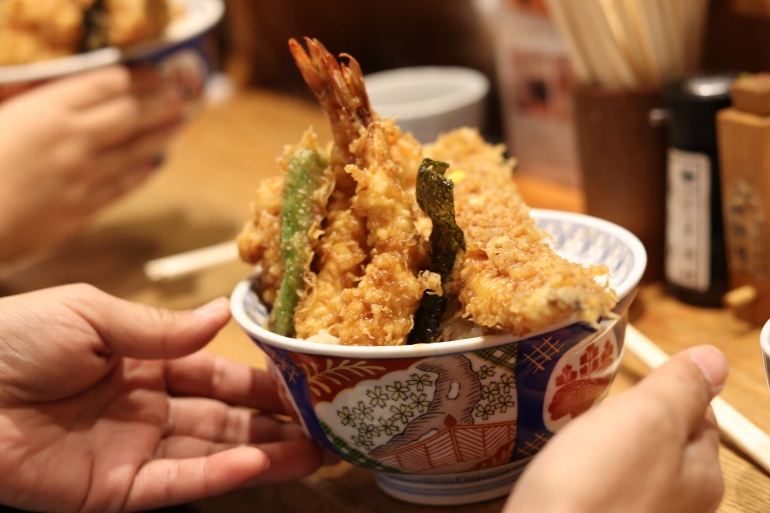 金子半之助　天丼