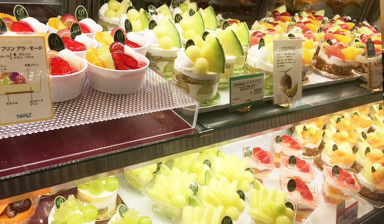 高野 ケーキ　マスクメロン