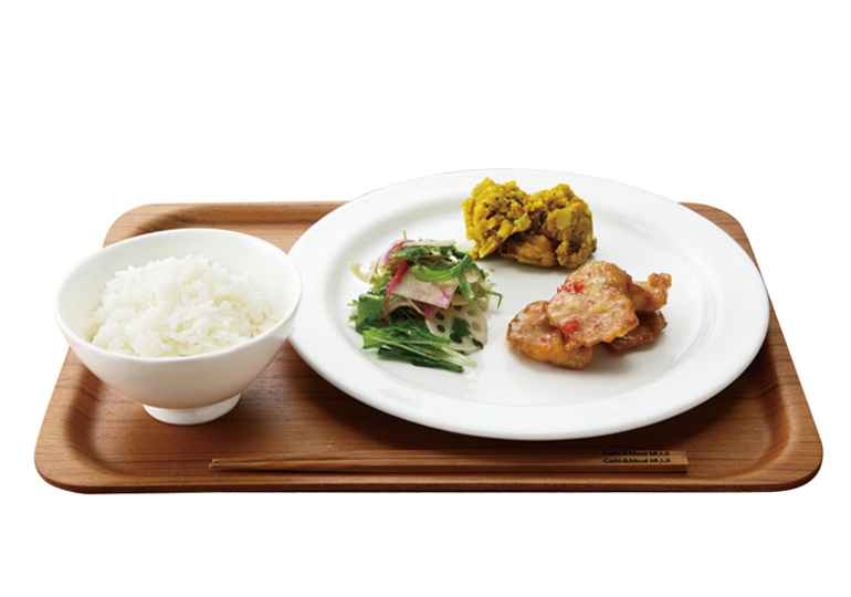 無印カフェ 選べるデリ3品