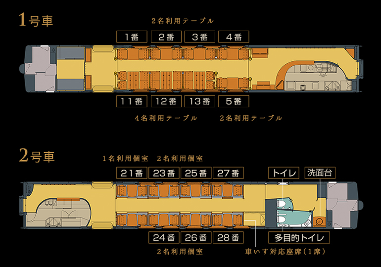 或る列車　車内