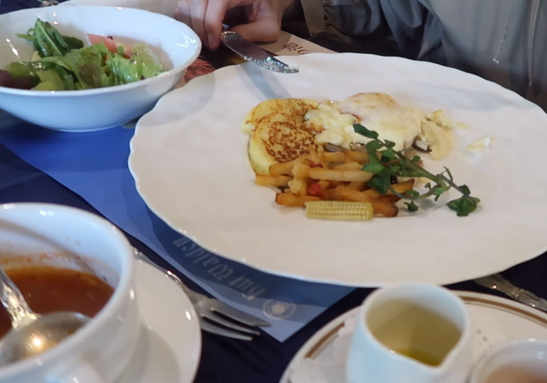 ハットウォールデン朝食　洋食